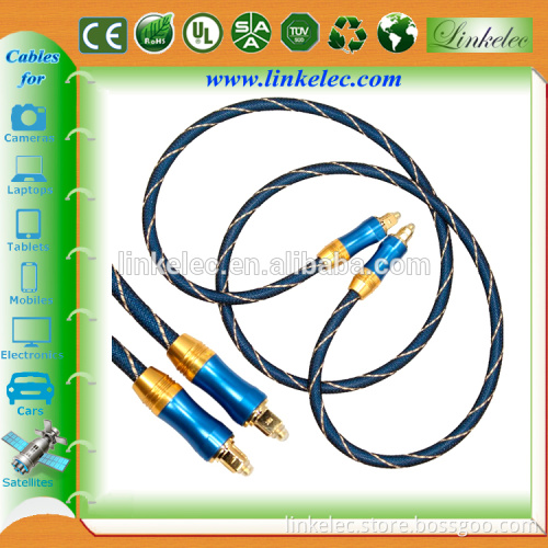 0.5m-15m 24k Gold Plated Premium Optical Fibre Cable Toslink Spdif 5.1 Digital Audio